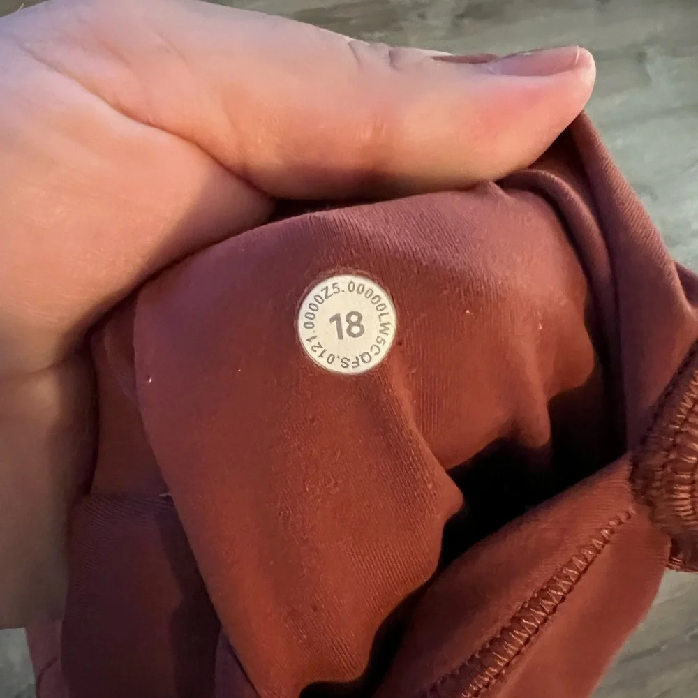 Lululemon Invigorate High-Rise Tight Dark Terracotta